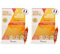 Vitavea santé Gelée Royale Energie Bio 10 ampoules Vita'Royal Vitavéa Santé (Lot de 2)