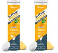 Vitavea Santé - HydraFresh Ananas - Électrolytes & Vitamines - 20 comprimés (Lot de 2)