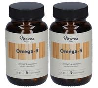 Vitavea Santé Nutri’sentiels Omégas 3 Équilibre cerveau cœur Capsule(S) 2x30 pc(s)