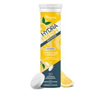 Vitavea Santé - Pastilles hydratation Effervescentes Intenses - Magnésium, Électrolytes, Calcium, Vitamines C et B - Complément alimentaire énergie Saveur Citron - Fabriqué en France