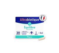 Vitavea Complément alimentaire Ultrabiotique Équilibre Probiotiques 20 milliards 5 souches 10 gélules