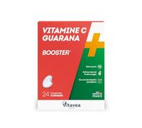Nutrisanté Booster Vitamine C + Guarana – Comprimés à croquer sans sucre 2x12