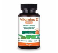 Vitavea Santé - Vitamine D 1000UI - Gummies Immunité & Os - 30 gummies | Système Immunitaire - Ossature & Fonction Musculaire Normales - 500% VNR - Gummy Vegan à Croquer - Fabriqué en France