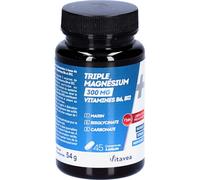 Vitavea Triple Magnésium 300 mg Fatigue, stress et nervosité - 45 comprimés