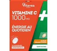Vitavea Vitamine C 100mg Saveur Citron 24 Comprimés Effervescents