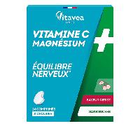 Vitavea Vitamine C + Magnésium Equilibre nerveux 24 comprimés à croquer