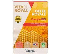 Vitavea Vita'Royal Gelée Royale Énergie Bio Vitalité 10 ampoules