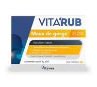 VITAVEA Vita'Rub Maux de Gorge Comprimé(S) 24 pc(s)