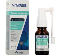 Vitavea Vita'Rub Spray pour maux de gorge 15 ml