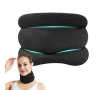 Vitavix Neck Support Anti Ronflement, Vitavix Collier Cervical, Minerve Cervicale Hommes Femmes, Convient Pour Un Tour De Cou Jusqu'à 38-55 Cm, Réglable, Noir