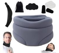 Vitavix Neck Support for Snoring, Ergonomic Soft Foam Cervicorrect Necks Brace for Neck Pain and Support, Adjustable Universal Cervical Collar, Anti Snore Pillow Relieves Spine Pressure