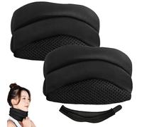 Vitavix Neck Support for Snoring, Orthoneck Neck Support Brace for Sleeping, Adjustable Soft Foam Neck Brace for Men & Women, for Sleep, Home, Travel, Or Office (2Pcs)