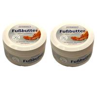 Vitawohl Lot de 2 beurres de pieds avec allantoïne, beurre de karité et glycérine 2 x 250 ml