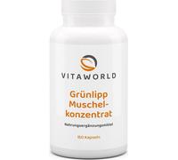 Vitaworld Concentré de moules aux orles verts 500 mg | 150 gélules | poudre pure de moules aux orles verts de Nouvelle-Zélande