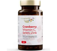vitaworld Cranberry Vitamine C, sélénium, zinc gélules, 60 gélules