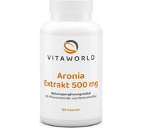 Vitaworld Extrait d'aronia 500 mg | 120 gélules | haute teneur en OPC | avec zinc & sélénium | végétalien
