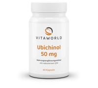 vitaworld Ubichinol 50mg Gélules Active et donc plus facilement Absorbable Forme du Q10 60 Gélules