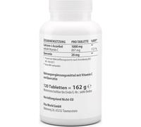 Vitaworld Vitamine C 1000 tamponnée + quercétine | 120 comprimés | gastro-protecteur | hautement dosé | végétalien