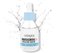 Vitayes 1% Bakuchiol Sérum au rétinol bio - Sérum naturel au rétinol alternatif, hydratation, réparation de la peau - Soin anti-âge et doux - Pour peaux renouvelées et radieuses - 30 ml