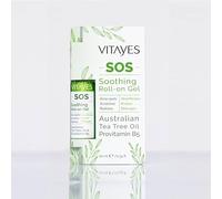 Vitayes SOS Rouleau d'huile d'arbre à thé, vitamine B5, contre les taches d'acné, les rayures, les inflammations de la peau, stylo roll-on pour boutons et peaux impures, végétalien, rougeurs de la
