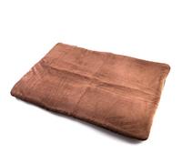 vitazoo Tapis Chauffant pour Animaux - 100 x 70 cm - Coussin Thermique Autochauffant Chien - Couverture Chauffante Lavable en Machine pour Gros Chiens - Marron