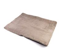 vitazoo Tapis Chauffant pour Animaux - 100 x 70 cm - Coussin Thermique Autochauffant Chien - Couverture Chauffante Lavable en Machine pour Gros Chiens - Gris