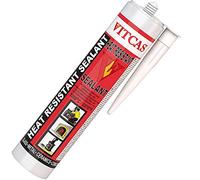 VITCAS Mastic d'étanchéité résistant à la chaleur 1300 °C - 310 ml