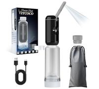 VITCOCO Bidet portable, bidet portable à économie de papier, indispensable pour les soins postnatals, les soins du bébé et les soins des hémorroïdes (noir)