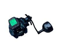 Vitesse 7.2: 1 Rapport de Vitesse 8KG Roue de coulée étanche à l ' Eau salée Moulinet de pêche électronique Baitcasting avec écran LED Roue de coulée d ' écran LED