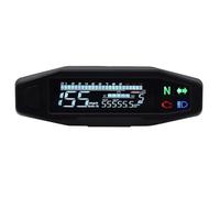 Vitesse Odomètre Compteur de moto jauge d'huile tachymètre compteurs numériques universels groupe d'instruments clignotant indicateur lumineux