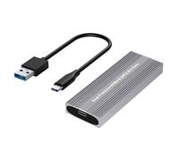 Vitesse rapide USB C 3.2 Boîtier sans outil Installation Prise en charge Double protocoles Disque Lecteur Disque dur Boîtier en aluminium Dissipation de la chaleur Cas de dissipation de la chaleur