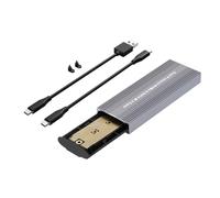 Vitesse rapide USB C 3.2 Boîtier sans outil Installation Prise en charge Double protocoles Disque Lecteur Disque dur Boîtier en aluminium Dissipation de la chaleur Cas de dissipation de la chaleur
