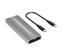 Vitesse rapide USB C 3.2 Boîtier sans outil Installation Prise en charge Double protocoles Disque Lecteur Disque dur Boîtier en aluminium Dissipation de la chaleur Cas de dissipation de la chaleur