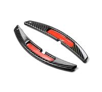 Vitesses à Palettes Lame de Voiture Compatible Avec Pour Macan Pour Panamera 911 981 Pour Carrera Extension De Volant Palette De Changement De Vitesse En Fiber De Carbone D6006(Type A Black)