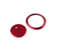 Vitesses Panneau Couvercle Garniture pour Mazda 3 Axela BP pour CX-30 DM 2020-2023 Bouton D'allumage Démarrage Et Arrêt Couvercle Bague Accessoires(Red 2 pcs)