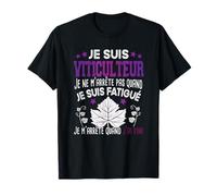 Viticulteur Viticulture Cadeau Métier Vignes Vin Humour Papa T-Shirt