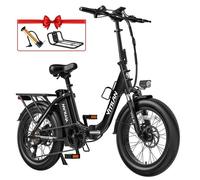 VITILAN U3 Commute pliable Fat Tire vélo électrique, Noir,Moteur sans balais 750W, Vitesse maximale 45KM/H