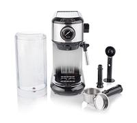 Vitinni Machine à expresso, mousseur à lait professionnel, pompe à pression de 15 bar, buse à mousse de lait, 1450 W, kit Barista, étagère chauffante pour tasses, réservoir d'eau de 1 l, pour café