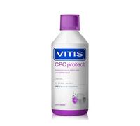 VITIS CPC Protect Bain de Bouche 0,07% Chlorure de Cétylpyridinium Arôme Menthe 500 ml