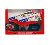 VITIS Dent. Pack Junio(G+C+Ga) pour adultes, usage quotidien, format pratique