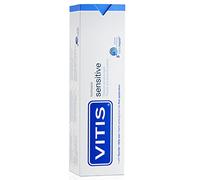 Vitis Dentifrice Pâte 100 ml Sans Saveur Tout Âge Rafraîchissant Adulte avec Dents Sensibles