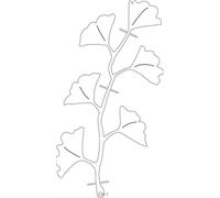 VITIS IN SITU-Treillis en métal forme Ginkgo Vitis in situ - 46 x 25 cm