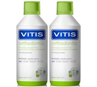 VITIS® Orthodontic Bain de Bouche De 2x500 ml