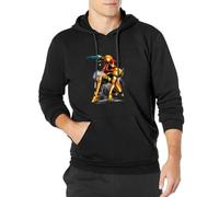 ViTmit AMAG Metroid Artwork Samus Men's Long Sleeve Hoodie M