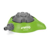 Arroseur d'irrigation Jardin multijets 8 Fonctions Raccord Ø 19 / 25 mm Rayon 8m