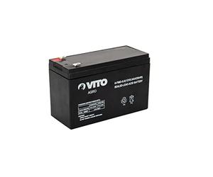 VITO - Batterie de Rechange 12V / 8Ah pour Pulvérisateur à Batterie - Alimentation Performante et Longue Autonomie - Dimensions 6.4 x 15 x 9.5 cm - Poids 2.23 kg