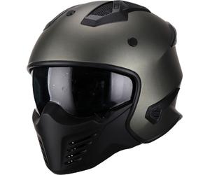 Vito Bruzano, casque modulaire S Gris Mat Gris Mat