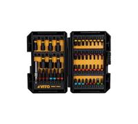VITO - Coffret de 47 Embouts de vissage pour Visseuse à choc Acier JR Chrome vanadium