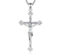 Vito Collier archanges en argent sterling 925 pour homme et femme, Michael/7 archanges sceau/Christopher/Jude/Benoît Médaillon Protection spirituelle Amulette Talisman Bijoux Cadeau, 61 cm/55,9 cm