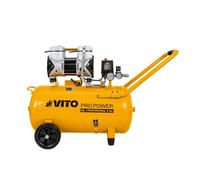 VITO - Compresseur d'air Silencieux 50L 1.5 CV 1100W 8 bar